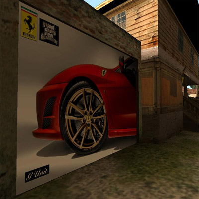 Ferrari Garage Door